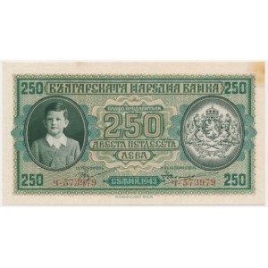 Bulgaria, 250 Leva 1943