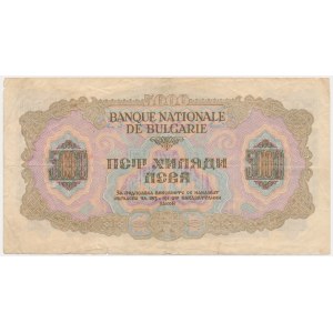 Bulgaria, 5.000 Leva 1945