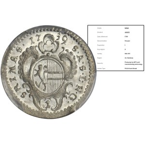 Austria, Archbishopric of Salzburg, Sigismund von Schrattenbach, 1 Kreuzer 1759 - PCGS MS64