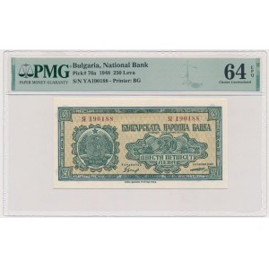 Bulgaria, 250 Leva 1948 - PMG 64 EPQ