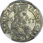 Austria, Ferdynand Karol, 3 Krajcary Hall 1653 - NGC AU58