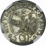 Austria, Ferdynand Karol, 3 Krajcary Hall 1653 - NGC AU58