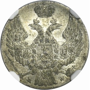 Polish Kingdom, 10 groschen Warsaw 1840 MW - NGC MS65