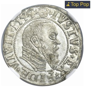 Prusse ducale, Albrecht Hohenzollern, Grosz Königsberg 1544 - PRVSS - NGC MS63