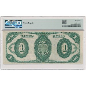 USA, Red Seal, 1 dolar 1891 - Bruce & Roberts - PMG 35