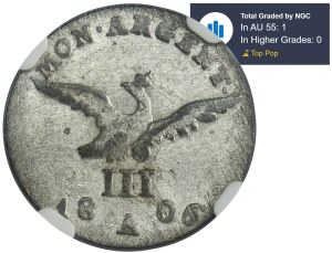 Germany, Kingdom of Prussia, Friedrich William III, 3 Groschen Berlin 1806 A - NGC AU55