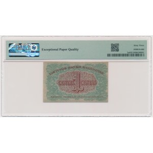 Lithuania, 1 Centas 1922 - PMG 63 EPQ