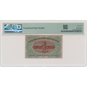 Lithuania, 1 Centas 1922 - PMG 65 EPQ