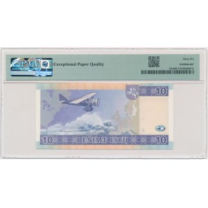 Lithuania, 10 Litu 2001 - SPECIMEN - AA 0000000 - PMG 66 EPQ