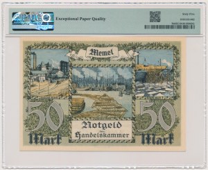 Memel (Klaipeda), 50 Mark 1922 - PMG 65 EPQ