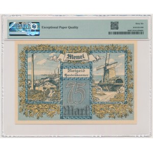 Memel (Klaipeda), 75 Mark 1922 - PMG 66 EPQ