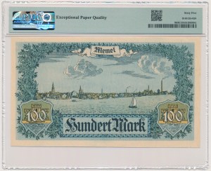 Memel (Klaipeda), 100 Mark 1922 - PMG 65 EPQ