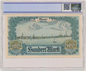 Memel (Klaipeda), 100 Mark 1922 - PCGS 64