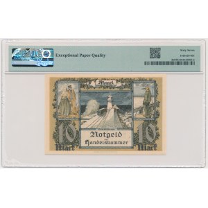 Memel (Klaipeda), 10 Mark 1922 - PMG 67 EPQ