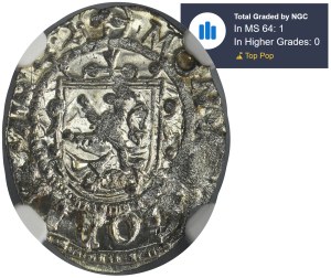Silesia, City of Görlitz, 3 Kreuzer 1622 - NGC MS64 - VERY RARE