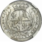 Augustus III of Poland, 6 Groschen Leipzig 1754 EC - NGC MS65