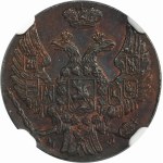 Kingdom of Poland, 1 groschen Warsaw 1838 MW - NGC MS64 BN - RARE