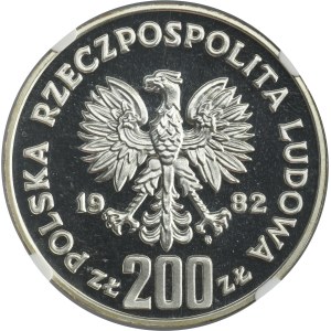 200 złotych 1982 MŚ Hiszpania - NGC PF69 ULTRA CAMEO