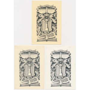 Set, Ex Libris of the Oborski Library (3 pcs.)