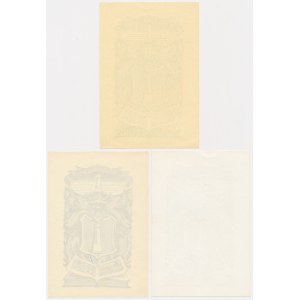 Set, Ex Libris of the Oborski Library (3 pcs.)