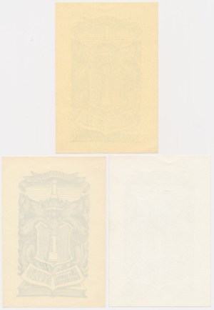 Set, Ex Libris of the Oborski Library (3 pcs.)
