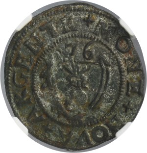 Duchy of Courland, Gotard Kettler, Szeląg Mitau 1576 - NGC AU DETAILS