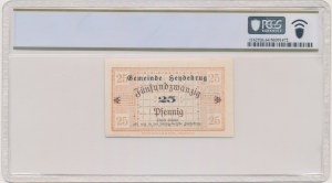 Heydekrug, 25 Pfennig 1920 - PCGS 64