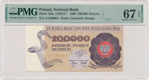 200.000 zl 1989 - A - PMG 67 EPQ