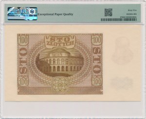 100 złotych 1940 - A - PMG 65 EPQ - pierwsza seria