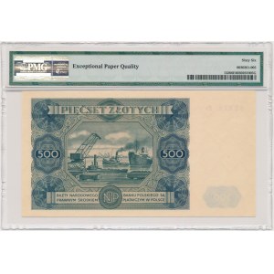 500 złotych 1947 - P4 - PMG 66 EPQ