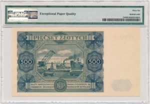 500 Gold 1947 - P4 - PMG 66 EPQ