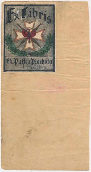 Second Polish Republic, Ex Libris 64th Pomeranian Murmansk Rifle Regiment