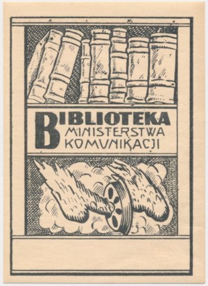 Ex libris Library of the Ministry of Communications