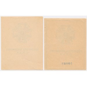 Set, Second Polish Republic, Ex Libris 5th Podhale Rifle Regiment (2 pcs.)