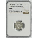 Alexander Jagiellon, 1/2 Groschen Krakau undated - NGC AU58