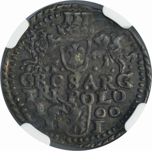 Sigismund III Vasa, 3 Groschen Olkusz 1600 - NGC AU50