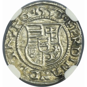 Hungary, Ferdinand I, Kremnitz 1553 - NGC MS63
