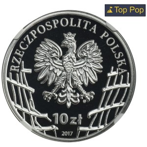 10 złotych 2017 Żołnierze Niezłomni - NGC PF70 ULTRA CAMEO