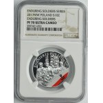 10 złotych 2017 Żołnierze Niezłomni - NGC PF70 ULTRA CAMEO