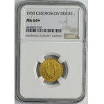 Czechoslovakia, Ducat Kremnitz 1933 - NGC MS64+
