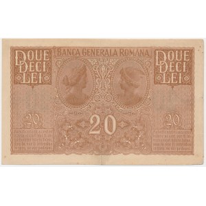 Romania, German Occupation, 20 Lei (1917)