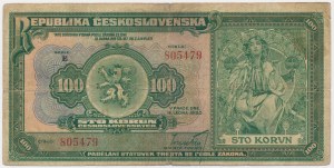 Czechoslovakia, 100 Korun 1920