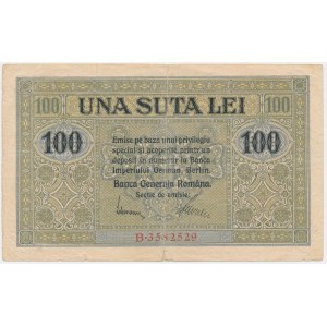 Romania, German Occupation, 100 Lei (1917) - RARE