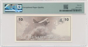 Lithuania, 10 Litu 1991 - AD - PMG 66 EPQ