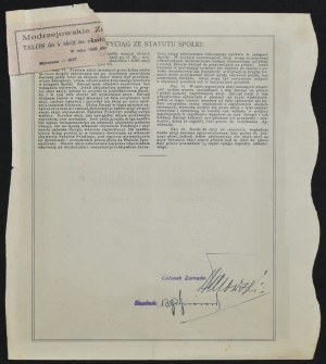 Modrzejowskie Zakłady Górniczo-Hutnicze S.A., 4 x 50 zł, 1927