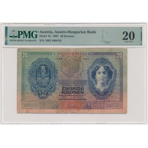 Austria, 20 Kronen 1907 - PMG 20