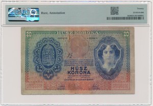 Austria, 20 Kronen 1907 - PMG 20