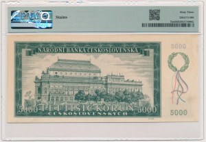 Czechoslovakia, 5.000 Korun 1945 - PMG 63