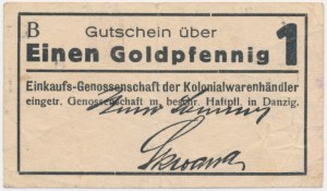 Danzig, 1 Goldpfennig (1923) - B -