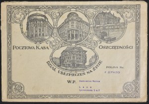 Postal Savings Bank, Insurance Department - decorative envelope